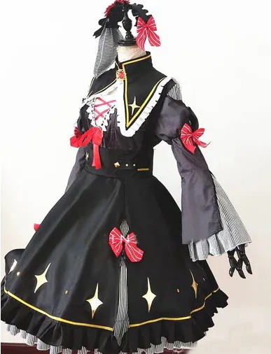 実物撮影 卯月コウ 女体化 衣装＋髪飾り コスプレ 衣装 ウィッグ 靴 追加可 Vtuber にじさんじ うづきこう 1期生 衣装 コスプレ衣装 ハロウィン クリスマス