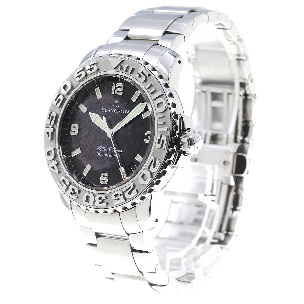 ブランパン Blancpain 2200-1130-71 フィフティー ファゾムス デイト 自動巻き メンズ _836867【中古】 ブランパン Blancpain 2200-1130-71 フィフティー ファゾムス デイト 自動巻き メンズ _836867【中古】