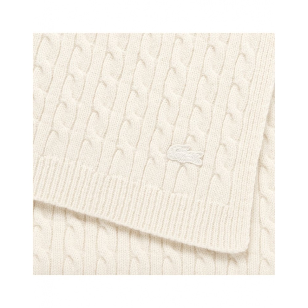 ラコステパブリックケーブルウールマフラー RE001E-54N XFJ