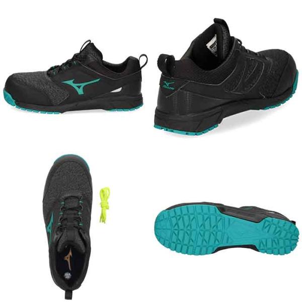 MIZUNO ミズノ 靴 90391 安全靴 オールマイティ ES31L F1GA1903 ワーキング 耐滑 ゴム紐 3E 黒 ブラック ブルー メンズ JSAA MIZUNO ミズノ 靴 90391 安全靴 オールマイティ ES31L F1GA1903 ワーキング 耐滑 ゴム紐 3E 黒 ブラック ブルー メンズ JSAA