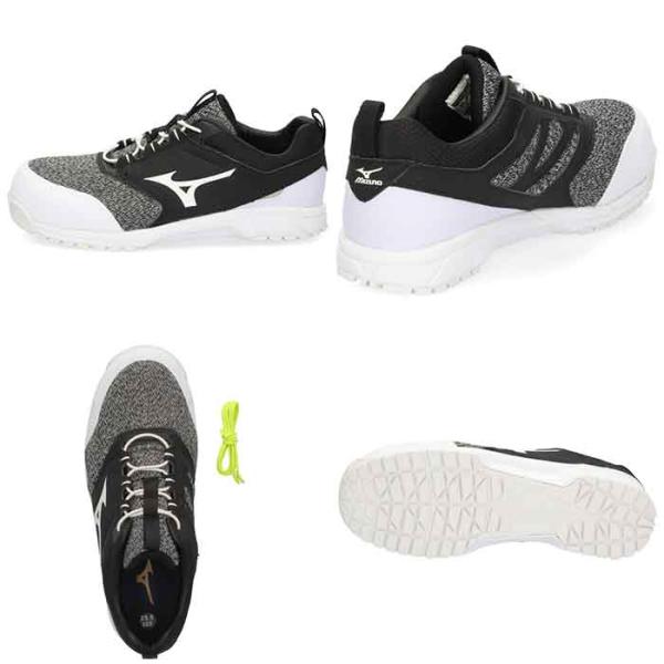 MIZUNO ミズノ 靴 90391 安全靴 オールマイティ ES31L F1GA1903 ワーキング 耐滑 ゴム紐 3E 黒 ブラック ブルー メンズ JSAA MIZUNO ミズノ 靴 90391 安全靴 オールマイティ ES31L F1GA1903 ワーキング 耐滑 ゴム紐 3E 黒 ブラック ブルー メンズ JSAA