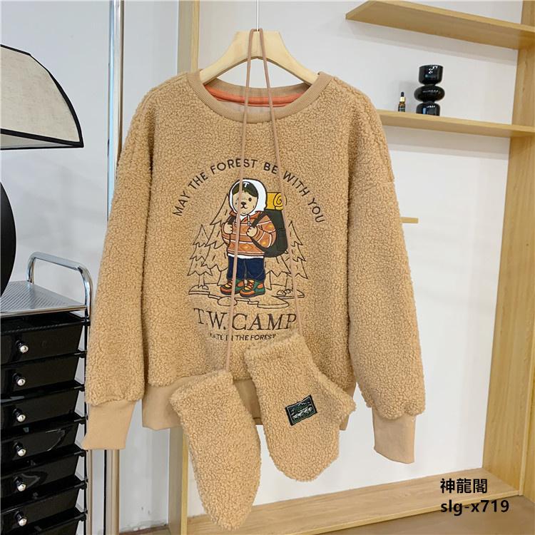 レディース トップス ニットレ ディースファッション 大きいサ イズ 女性 女性用 ねこパーカー トレーナー 秋冬 シンプル ゆっ たり