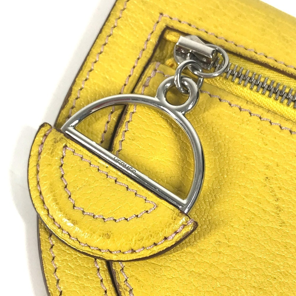 コインケース インザループ コンパクト 財布 小銭入れ コンパクトウォレット 2つ折り財布 レザー イエロー コインケース インザループ コンパクト 財布 小銭入れ コンパクトウォレット 2つ折り財布 レザー イエロー