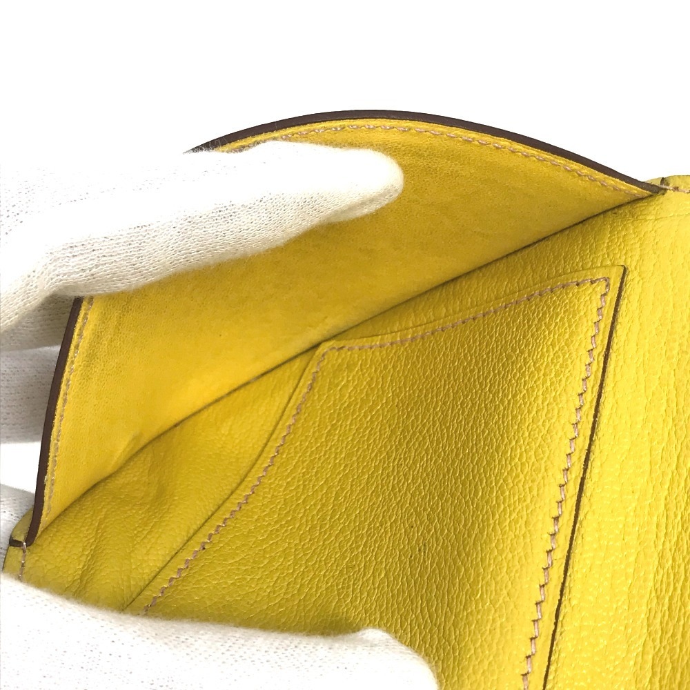 コインケース インザループ コンパクト 財布 小銭入れ コンパクトウォレット 2つ折り財布 レザー イエロー コインケース インザループ コンパクト 財布 小銭入れ コンパクトウォレット 2つ折り財布 レザー イエロー