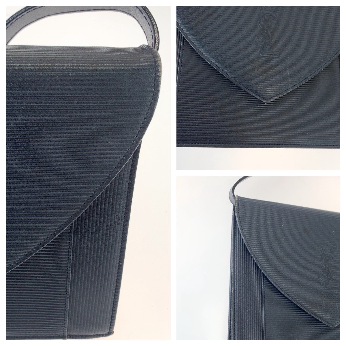 ロゴ型押し ブラック 黒 シルバー金具 レザー ショルダーバッグ 肩掛け レディース 407277 ロゴ型押し ブラック 黒 シルバー金具 レザー ショルダーバッグ 肩掛け レディース 407277