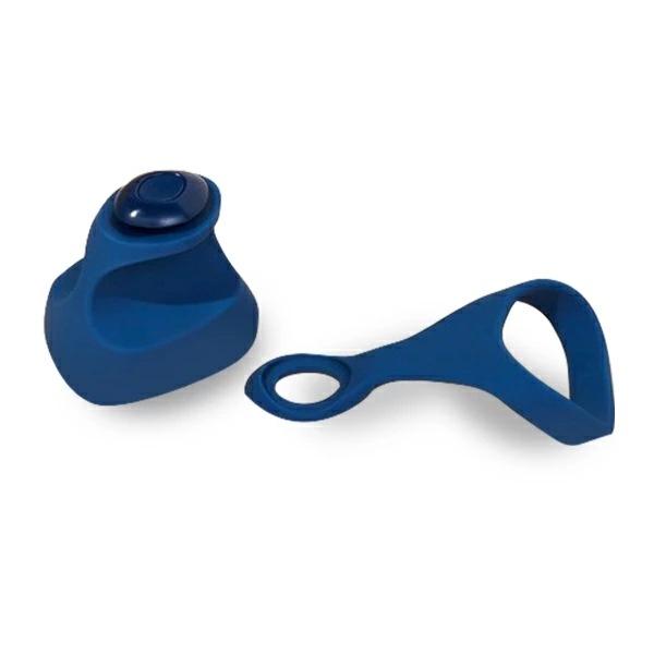 Fin(フィン) ネイビー：USB充電式モデル デンマ マッサージ器 小型 電動マッサージ