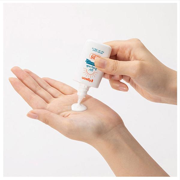 ピジョン UVベビーミルク ウォータープルーフ SPF35 PA+++ 30g x10個セット
