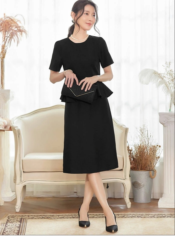 再販未定セットアップ スーツ レディース 2点セット ワンピース ワンピーススーツ 半袖 春夏 高品質 上品 大人 ジャケット フリル きれいめ フォーマル 大きいサイズ おしゃれ カジュアル オフィ