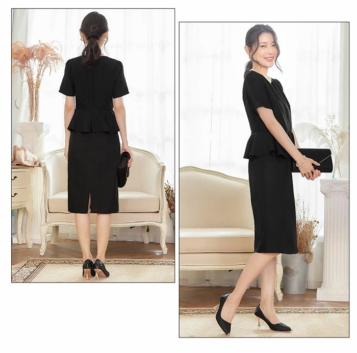 再販未定セットアップ スーツ レディース 2点セット ワンピース ワンピーススーツ 半袖 春夏 高品質 上品 大人 ジャケット フリル きれいめ フォーマル 大きいサイズ おしゃれ カジュアル オフィ