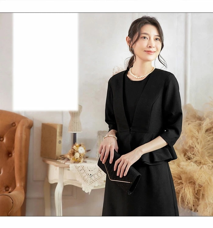 再販未定セットアップ スーツ レディース 2点セット ワンピース ワンピーススーツ 半袖 春夏 高品質 上品 大人 ジャケット フリル きれいめ フォーマル 大きいサイズ おしゃれ カジュアル オフィ