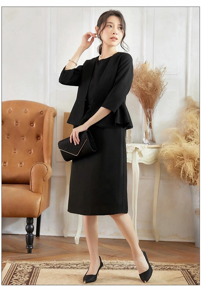 再販未定セットアップ スーツ レディース 2点セット ワンピース ワンピーススーツ 半袖 春夏 高品質 上品 大人 ジャケット フリル きれいめ フォーマル 大きいサイズ おしゃれ カジュアル オフィ