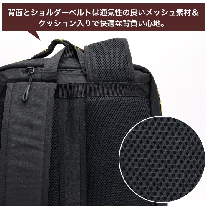 リュックサック メンズ 男 コーデュラスクエアリュック リュック バッグ B4 A4 17L ロゴ 男性 男子 おしゃれ