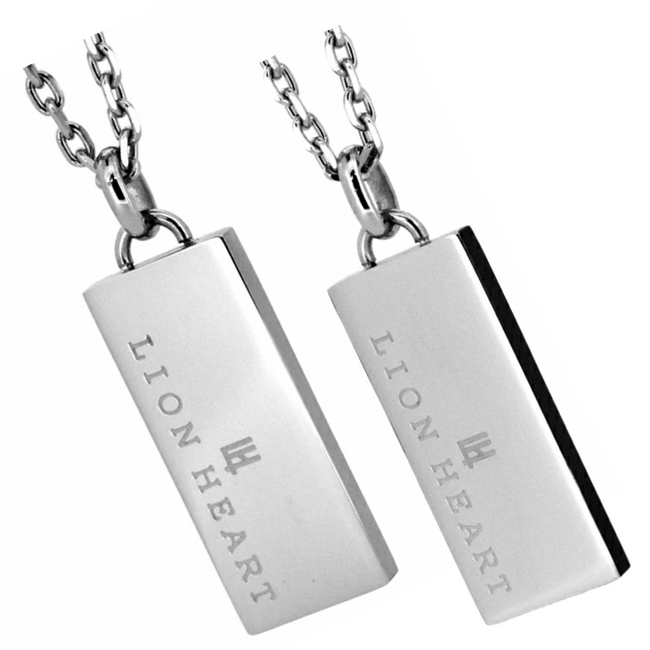 ネックレス メンズ トライ ロゴ プレート ステンレス LH-03NE0235 【ネコポス】