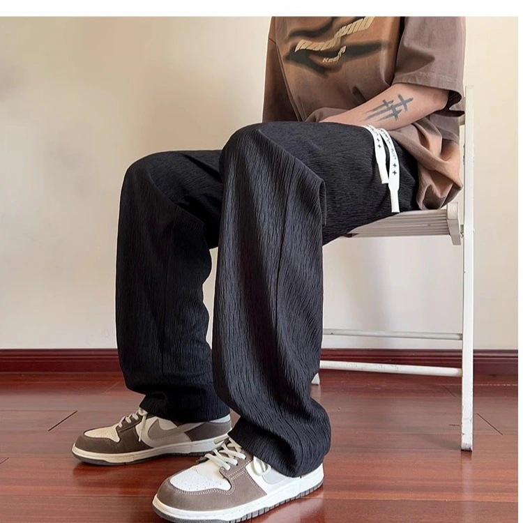 【超お得1つ買うと10個もらえる】メガ割接触冷感ボトムス メンズファッション ストレートアイスシルクパンツ メンズ 夏 大きいサイズ タオルパンツ ゆったり 薄手 涼感パンツ 【超お得1つ買うと10個もらえる】メガ割接触冷感ボトムス メンズファッション ストレートアイスシルクパンツ メンズ 夏 大きいサイズ タオルパンツ ゆったり 薄手 涼感パンツ