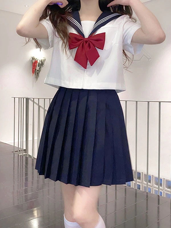 Qoo10] 春 夏 通学 セーラー服 女の子 制服