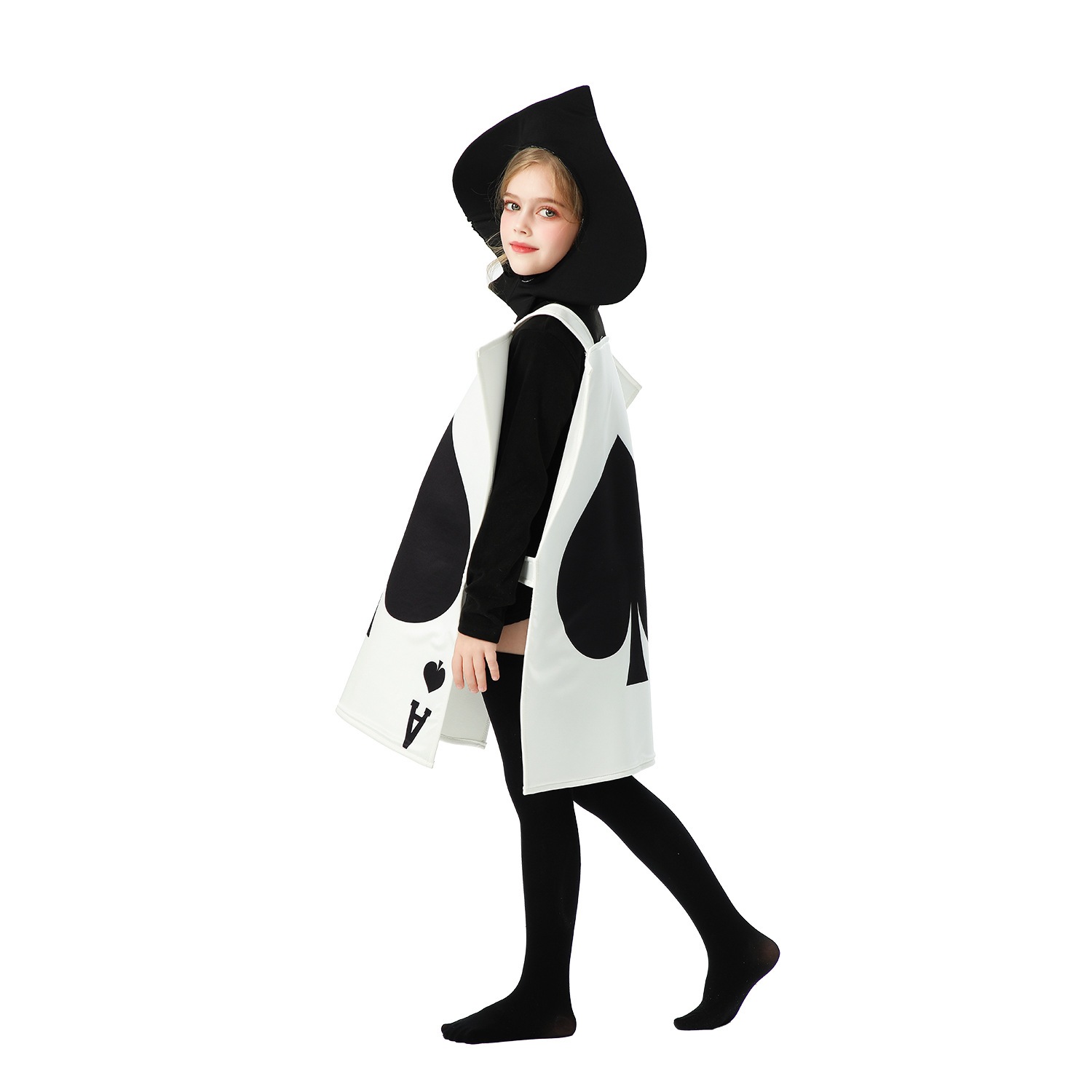 ハロウィーンの子供用コスチューム不思議の国のアリストランプ赤いハートピーチエース子供服面白いコスチュームおとぎ話の物語