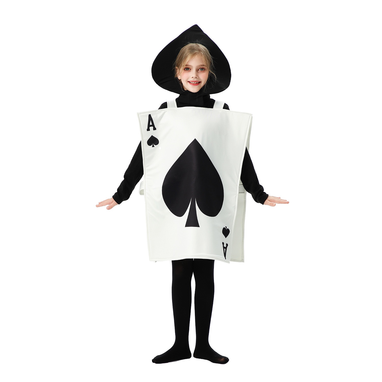 ハロウィーンの子供用コスチューム不思議の国のアリストランプ赤いハートピーチエース子供服面白いコスチュームおとぎ話の物語