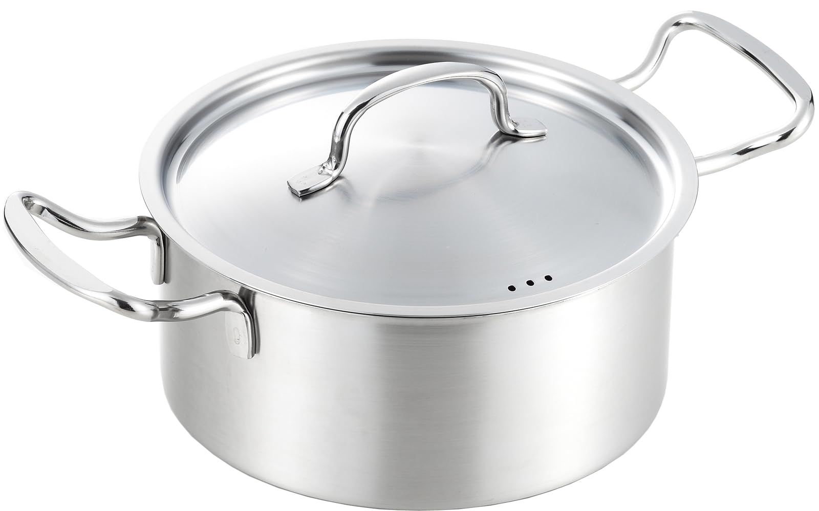 ヨシカワ 両手鍋 20cm 2.9L 蓋付き IH・直火対応 COOK CHEF（クックシェフ） 燕三条 日本製 YJ3696