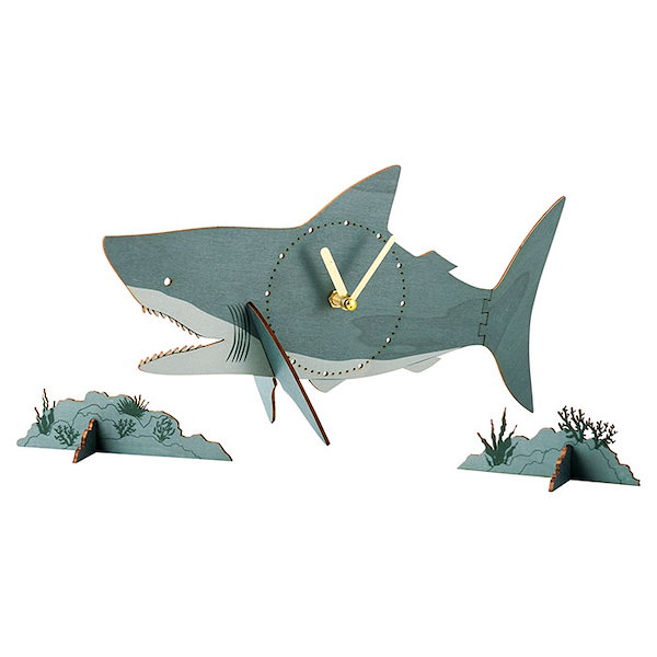 Qoo10] 立体パズル 木製 時計 通販 アニマル