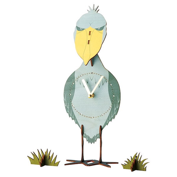 Qoo10] 立体パズル 木製 時計 通販 アニマル