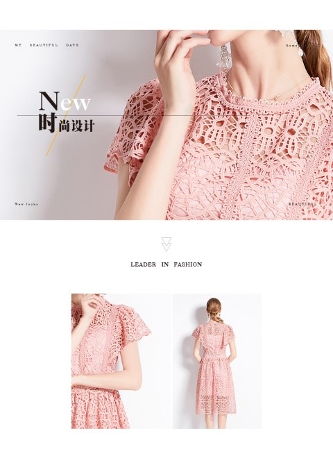 ひざ丈ワンピース ミディアム丈ワンピース 半袖 レース フリル袖 二次会 披露宴 懇親会 ドレス 上品 レディース大きいサイズ レディース 春夏 結婚式 きれいめ タイト フォーマル 大人 上品 チュ