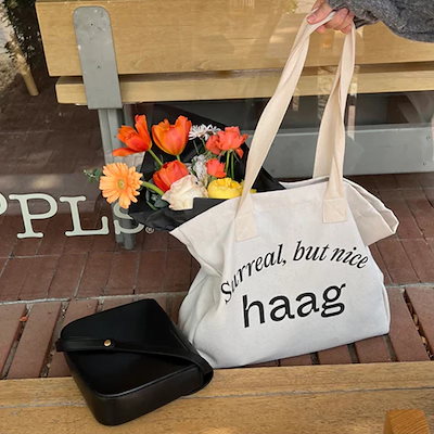 haag トートバッグ Qoo10] haag 【正規品保証】haag a workou : バッグ・雑貨