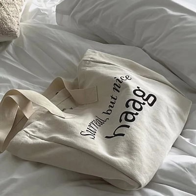 本日限定値下げ☺︎韓国 haag ロゴ入り エコバッグ 本日限定値下げ☺︎韓国 haag ロゴ入り エコバッグ