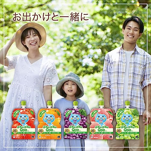 ミニッツメイド コカコーラ ぷるんぷるんQoo ぶどう 125gパウチ30袋 ミニッツメイド コカコーラ ぷるんぷるんQoo ぶどう 125gパウチ30袋
