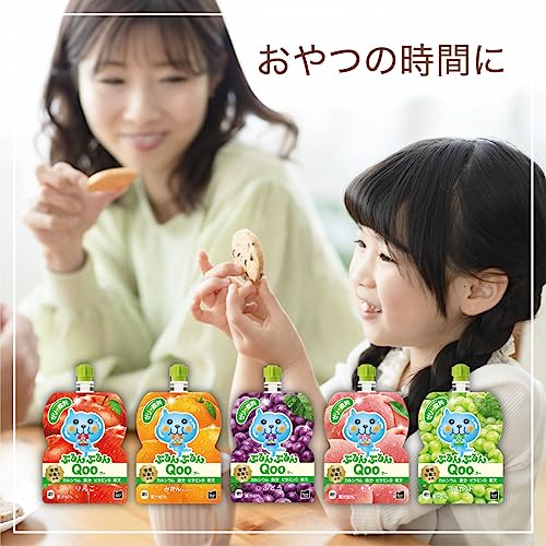 ミニッツメイド コカコーラ ぷるんぷるんQoo ぶどう 125gパウチ30袋 ミニッツメイド コカコーラ ぷるんぷるんQoo ぶどう 125gパウチ30袋