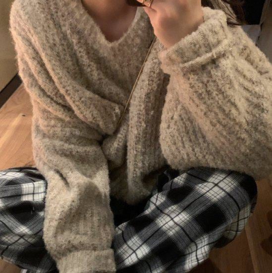 ニット セーター トップス ラウンドネック カジュアル 体型カバー 無地 秋冬 冬服 冬スペシャルセール 癒し系 女子会 デート カジュアル きれいめ 高見え 高級感 防寒 着やすい かわいい おしゃ