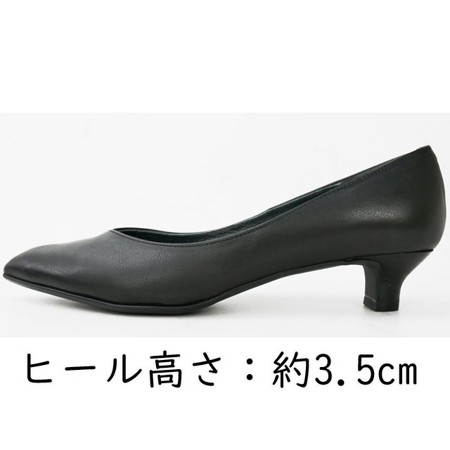 リーガル レディース ポインテッドトゥ パンプス プレーン 靴 F10Q ブラック 黒 ベージュ模様 フォーマル 冠婚葬祭 オフィス ビジネス 3.5cmヒール 本革 ローヒール レザーパンプス 日本