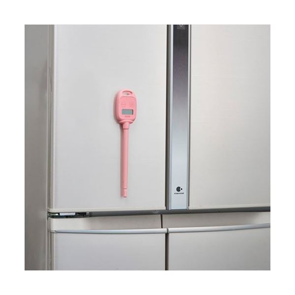 （まとめ）デジタル温度計 ピンク TT-583-PK 1個 [x5セット]