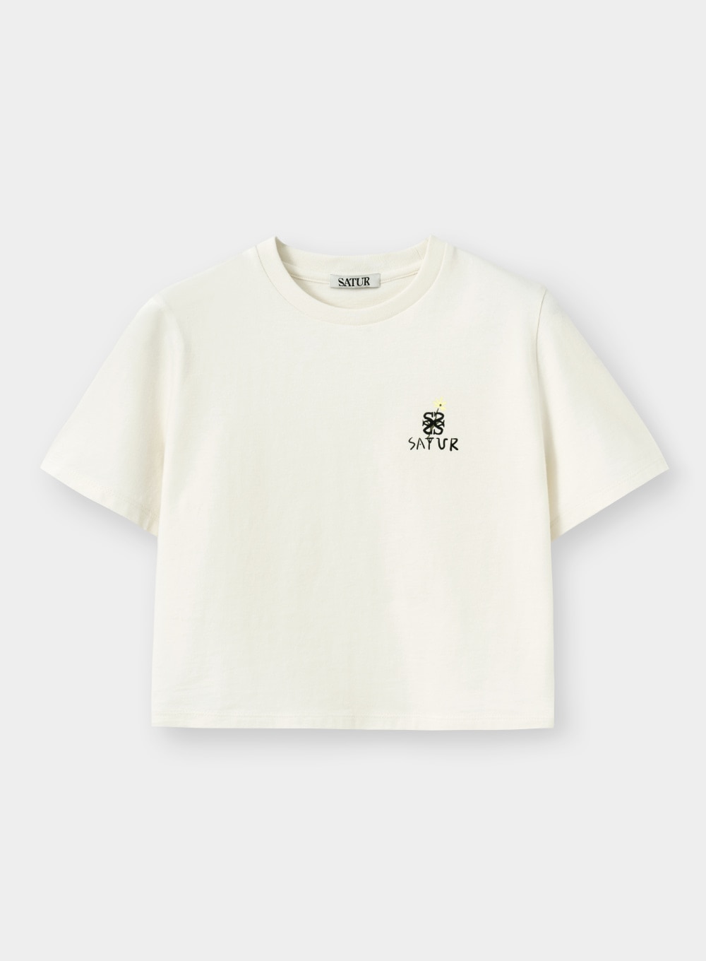 [세터] オドゥール クロップTシャツ ( Daisy Cream )