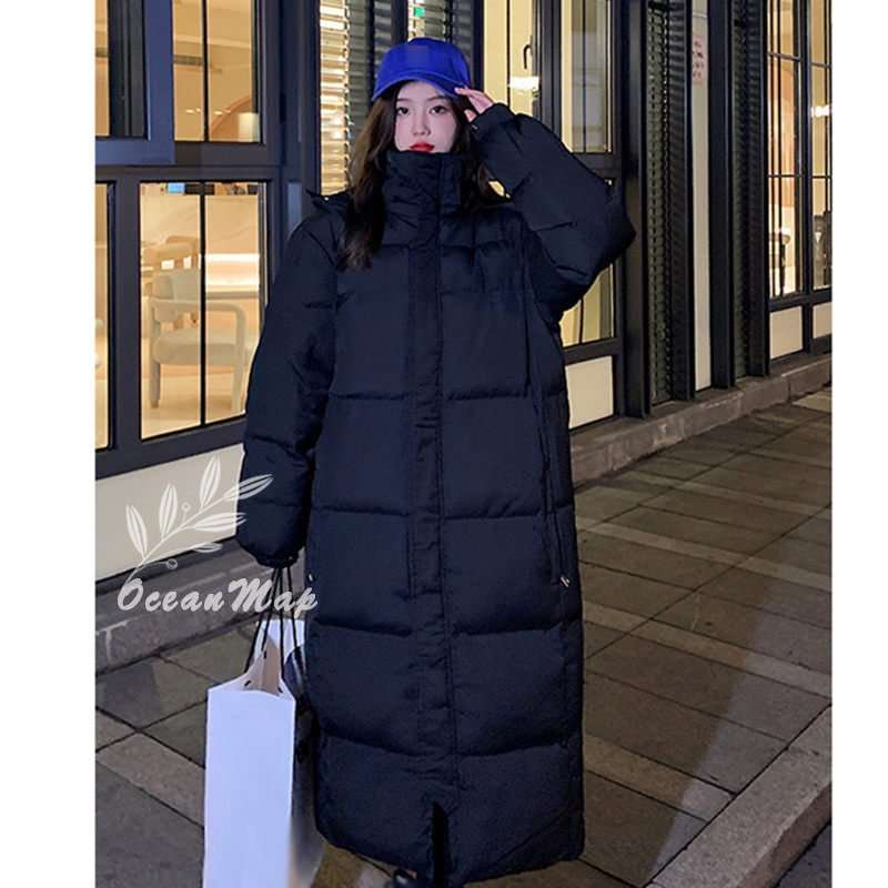 レディース ダウンジャケット 秋 冬 中綿 フードコート 無地 ロング丈 ダウンコート 防寒着 中綿コート 体型カバー アウター 韓国風 暖かい 可愛い コート レディース 冬 大サイズ おしゃれ カ