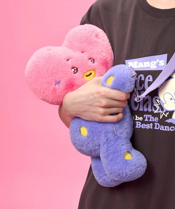 【 BTS × Nukak 】 アップサイクリング クロスバッグ グッズ 公式 Qoo10] BT21 【公式】 新作 2025.6.5 販売
