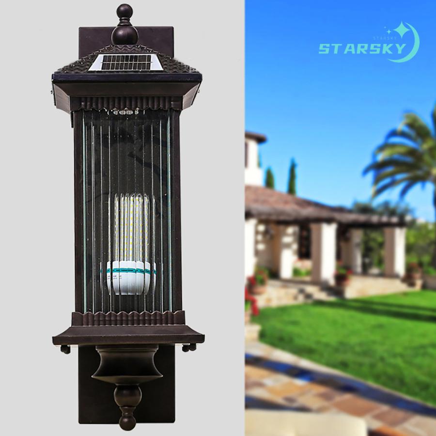 ソーラーライト LED 和風　壁掛け　屋外ウォールライト おしゃれ 明るい　防水 防雨 耐用性 ガーデンライト 省エネ 耐久性　ガーデン 庭 外灯 玄関