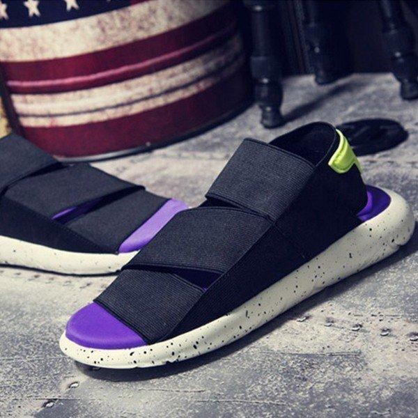 【超お得1つ買うと10個もらえる】[今日は安い-出荷が早い]サンダル メンズ 厚底 スニーカーサンダル ゴムバンド 20新作 スポーツ つっかけ 履きやすい 歩きやすい コンフォートサンダル カジュア