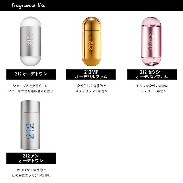 キャロライナヘレラ 212 VIP 1.5ml - 香水(女性用)