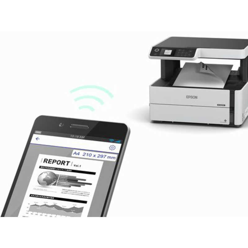 エプソン　EPSON　モノクロインクジェット複合機エコタンク搭載モデル[カード名刺~A4対応/USB2.0/無線有線LAN]　PX-M270T