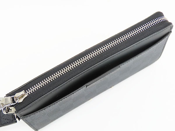未使用ルイヴィトンダミエグラフィットジッピードラゴンヌL字ファスナー長財布ストラップ付クラッチバッグポーチN60379 未使用ルイヴィトンダミエグラフィットジッピードラゴンヌL字ファスナー長財布ストラップ付クラッチバッグポーチN60379