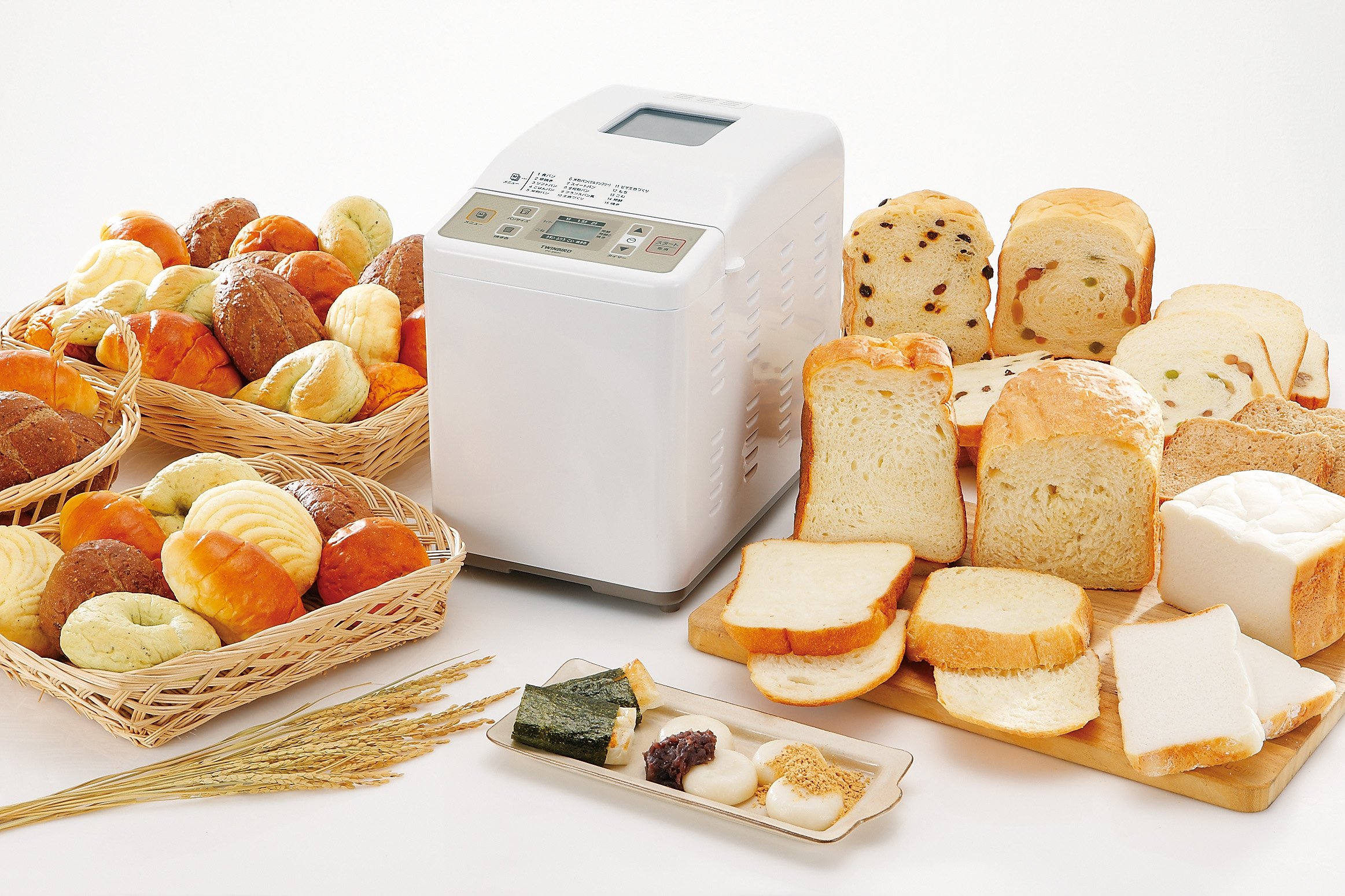 TWINBIRD ツインバード ホームベーカリー パン焼き器 ホワイト