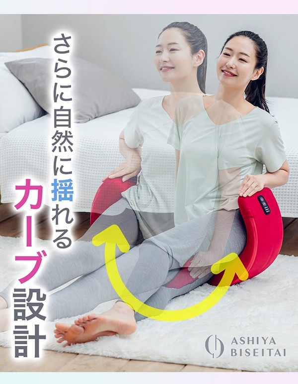 芦屋美整体 骨盤スリムロールエアー (送料無料) 骨盤ケア エアーバッグ 引き締め エクササイズ 骨盤 美脚 ウエストケア 骨盤底筋 サロン ながら運動 スタイルアップ ボディメイク