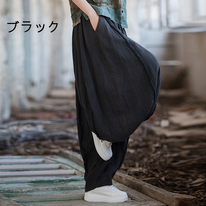 【急速出荷!】綿麻 リブ ワイド パンツ カジュアル ボトムス 綿麻 レディース おしゃれ 流行 可愛い カジュアル シンプル 着回し 大人可愛い 楽ちん ズボン ウエストゴム ロング 10分丈 【急速出荷!】綿麻 リブ ワイド パンツ カジュアル ボトムス 綿麻 レディース おしゃれ 流行 可愛い カジュアル シンプル 着回し 大人可愛い 楽ちん ズボン ウエストゴム ロング 10分丈