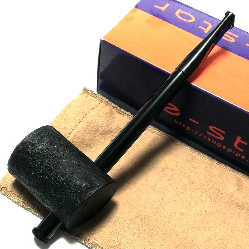 パイプ 喫煙具 TSUGE イースター ザ システム サンドブラスト ツゲ 柘製作所 おしゃれ タバコ ブラック パイプ本体 フィルター付き かっこいい 高級 黒 高品質 メンズ ギフト プレゼント