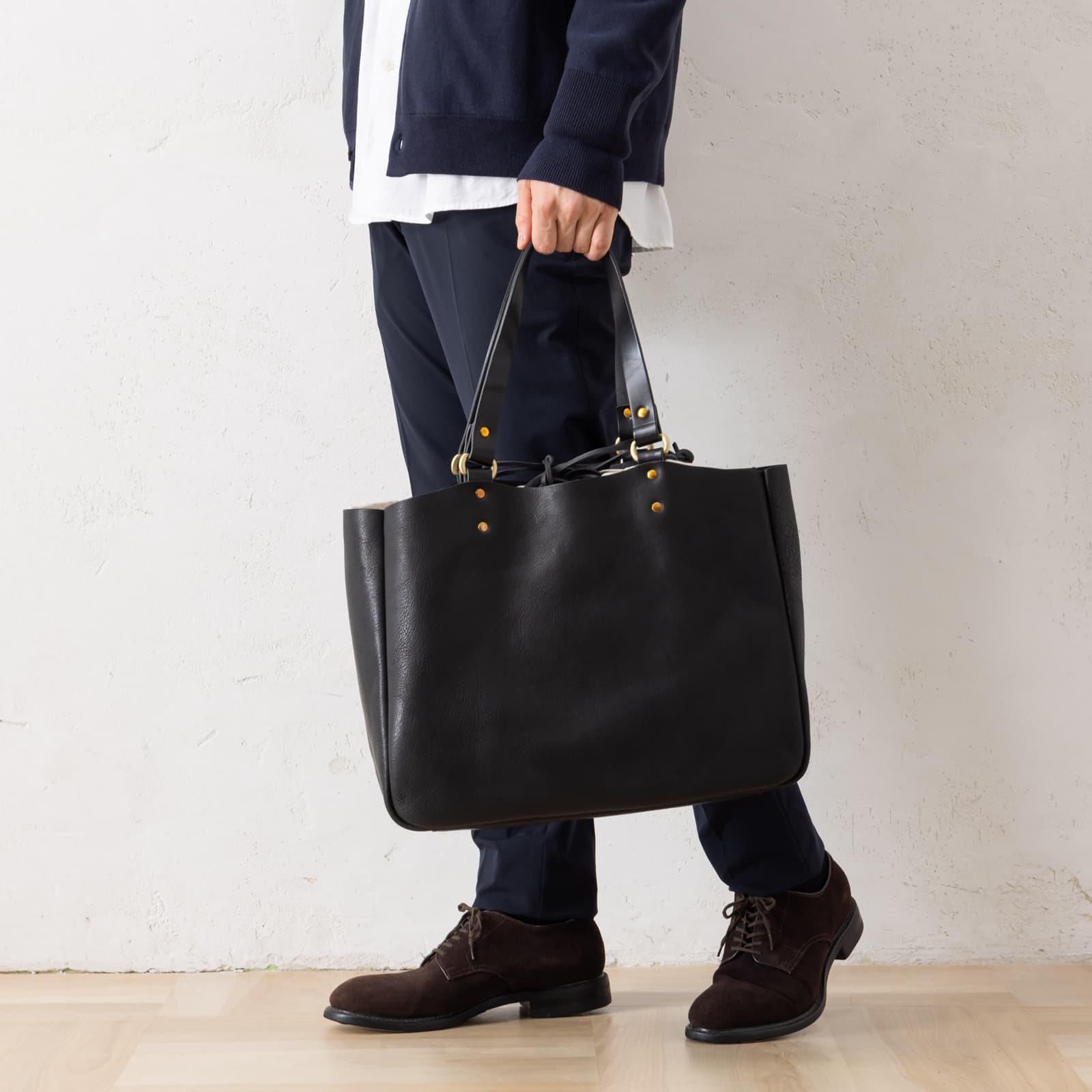 バッグ トートバッグ TOTEBAG WIDTH TYPE BONO メンズ レディース レザー 本革 牛革 通勤 通学 仕事 旅行 実用的 軽量 大容量 大きめ 肩掛け プレゼント ギフト 日本製