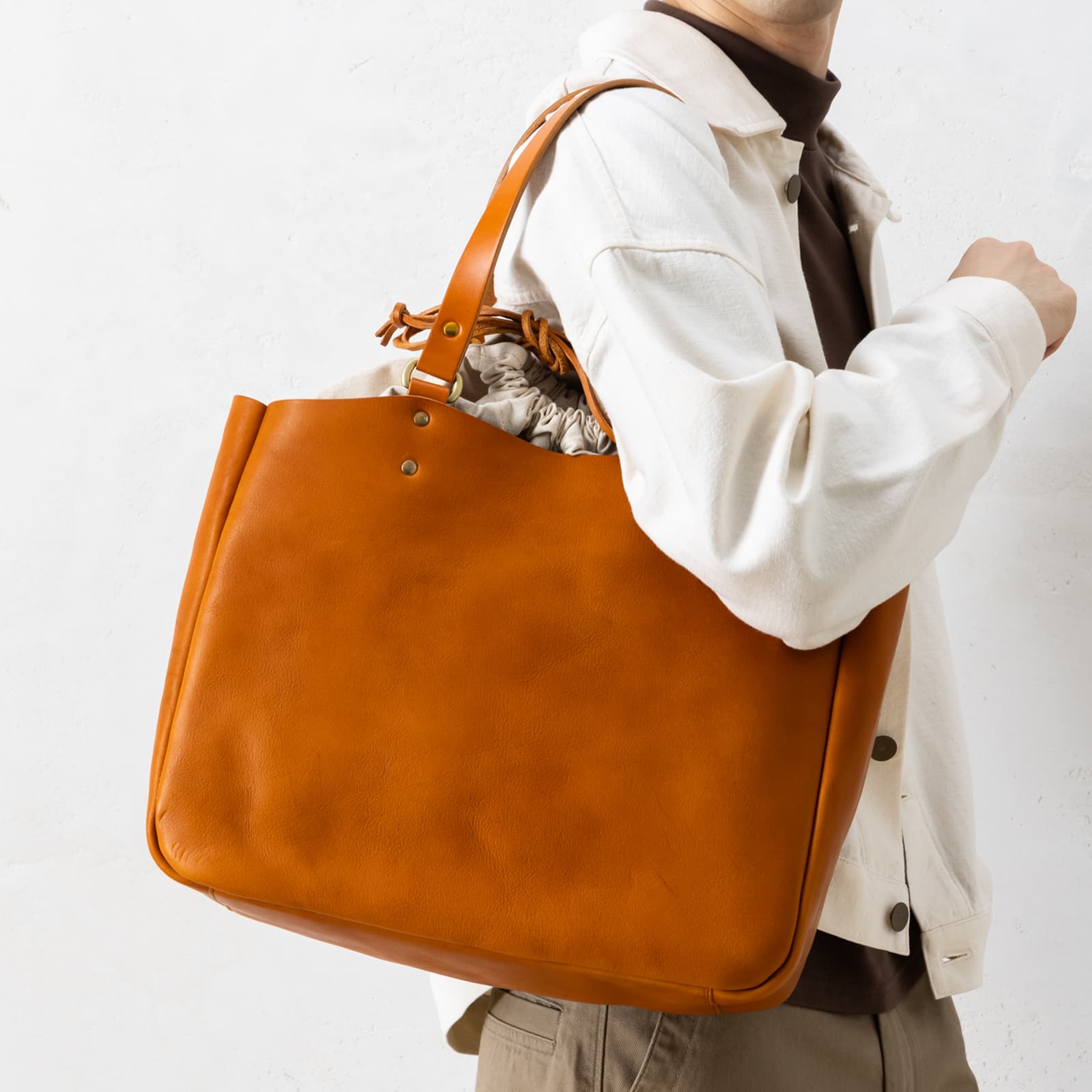 バッグ トートバッグ TOTEBAG WIDTH TYPE BONO メンズ レディース レザー 本革 牛革 通勤 通学 仕事 旅行 実用的 軽量 大容量 大きめ 肩掛け プレゼント ギフト 日本製