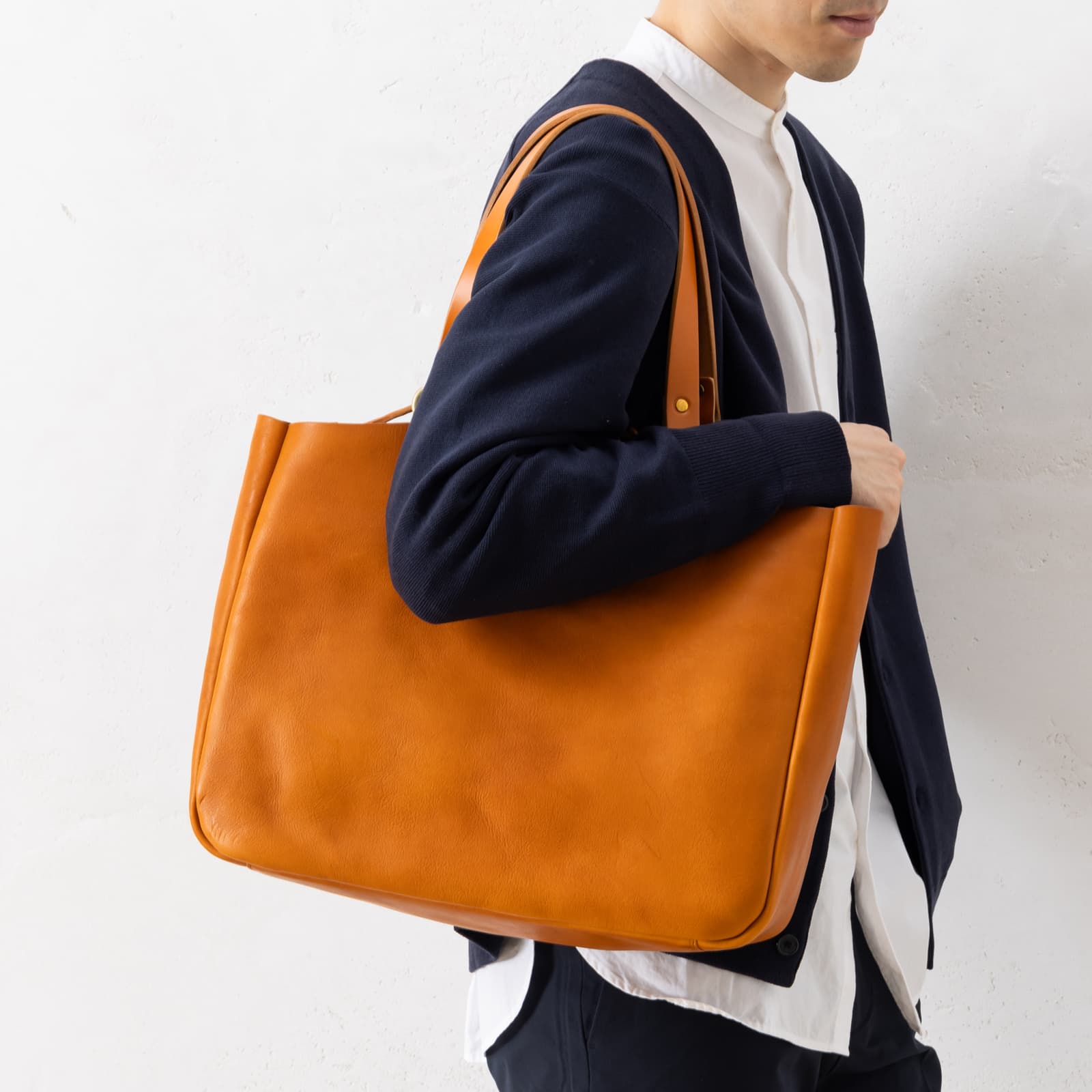 バッグ トートバッグ TOTEBAG WIDTH TYPE BONO メンズ レディース レザー 本革 牛革 通勤 通学 仕事 旅行 実用的 軽量 大容量 大きめ 肩掛け プレゼント ギフト 日本製