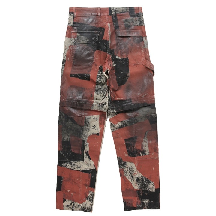 ジョグジーンズ デタッチャブルパンツ メンズ D-MULTY-SP2-NE グラフィックペイント加工 2way die-m-p-e8-907 ジョグジーンズ デタッチャブルパンツ メンズ D-MULTY-SP2-NE グラフィックペイント加工 2way die-m-p-e8-907