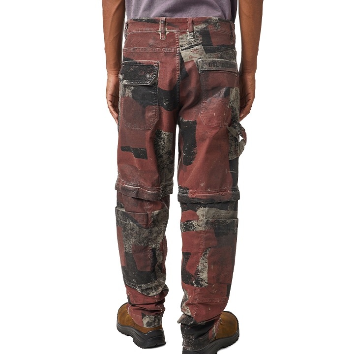 ジョグジーンズ デタッチャブルパンツ メンズ D-MULTY-SP2-NE グラフィックペイント加工 2way die-m-p-e8-907 ジョグジーンズ デタッチャブルパンツ メンズ D-MULTY-SP2-NE グラフィックペイント加工 2way die-m-p-e8-907