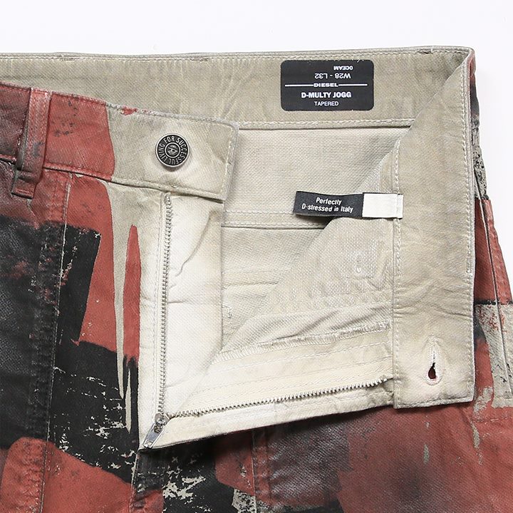 ジョグジーンズ デタッチャブルパンツ メンズ D-MULTY-SP2-NE グラフィックペイント加工 2way die-m-p-e8-907 ジョグジーンズ デタッチャブルパンツ メンズ D-MULTY-SP2-NE グラフィックペイント加工 2way die-m-p-e8-907
